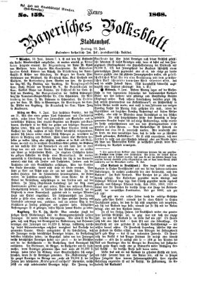 Neues bayerisches Volksblatt Freitag 12. Juni 1868