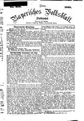 Neues bayerisches Volksblatt Sonntag 20. Dezember 1868
