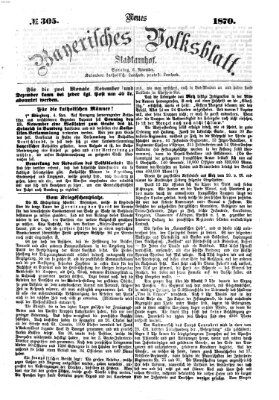 Neues bayerisches Volksblatt Sonntag 6. November 1870