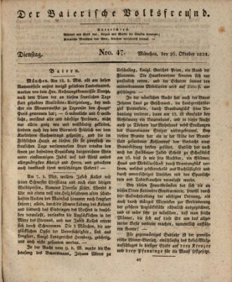 Der bayerische Volksfreund Dienstag 26. Oktober 1824