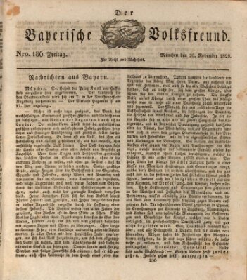 Der bayerische Volksfreund Freitag 20. November 1829