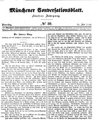 Der bayerische Volksfreund Donnerstag 25. Juli 1844