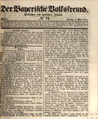 Der bayerische Volksfreund Freitag 8. Mai 1846