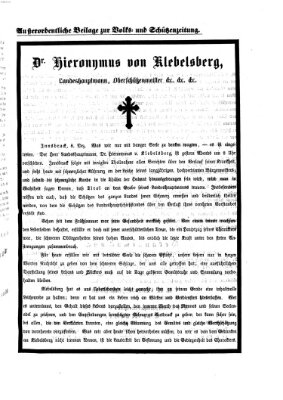 Volks- und Schützenzeitung Dienstag 9. Dezember 1862