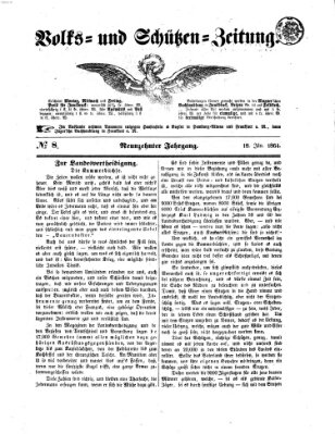 Volks- und Schützenzeitung Montag 18. Januar 1864