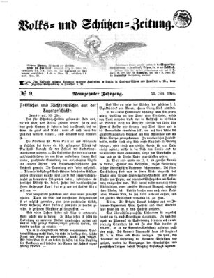Volks- und Schützenzeitung Mittwoch 20. Januar 1864
