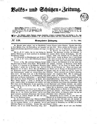 Volks- und Schützenzeitung Freitag 9. Dezember 1864