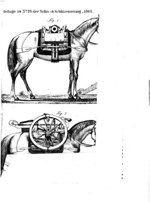 Volks- und Schützenzeitung Montag 27. Februar 1865