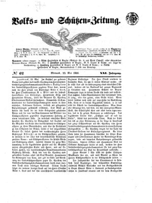 Volks- und Schützenzeitung Mittwoch 23. Mai 1866