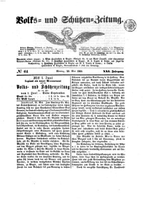 Volks- und Schützenzeitung Montag 28. Mai 1866