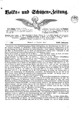 Volks- und Schützenzeitung Mittwoch 5. Dezember 1866