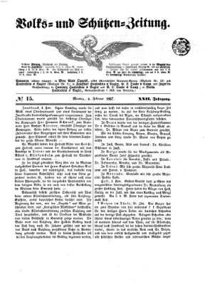 Volks- und Schützenzeitung Montag 4. Februar 1867
