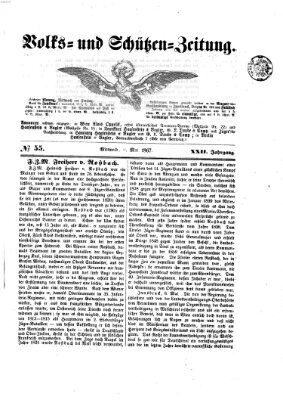 Volks- und Schützenzeitung Mittwoch 8. Mai 1867