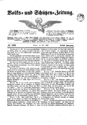 Volks- und Schützenzeitung Freitag 11. Oktober 1867
