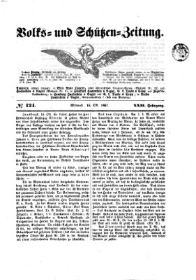 Volks- und Schützenzeitung Mittwoch 16. Oktober 1867