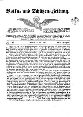 Volks- und Schützenzeitung Mittwoch 23. Oktober 1867