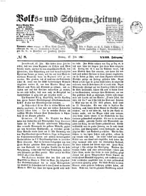 Volks- und Schützenzeitung Freitag 17. Januar 1868