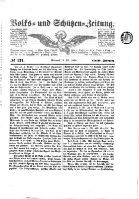 Volks- und Schützenzeitung Mittwoch 7. Oktober 1868