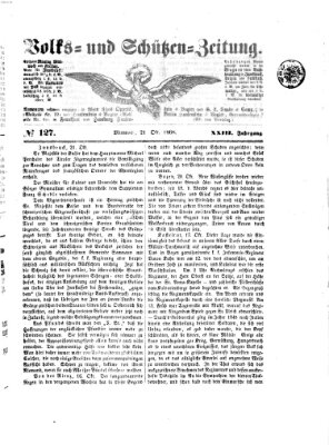 Volks- und Schützenzeitung Mittwoch 21. Oktober 1868