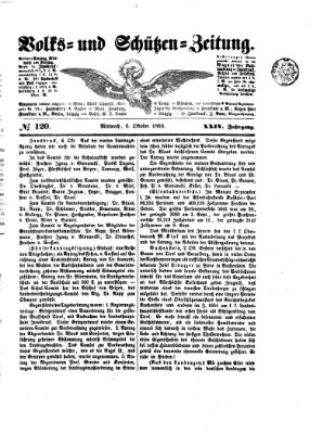 Volks- und Schützenzeitung Mittwoch 6. Oktober 1869