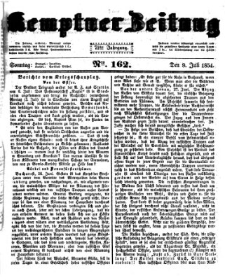 Kemptner Zeitung Sonntag 9. Juli 1854