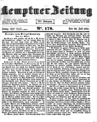 Kemptner Zeitung Freitag 28. Juli 1854