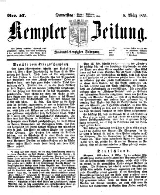 Kemptner Zeitung Donnerstag 8. März 1855
