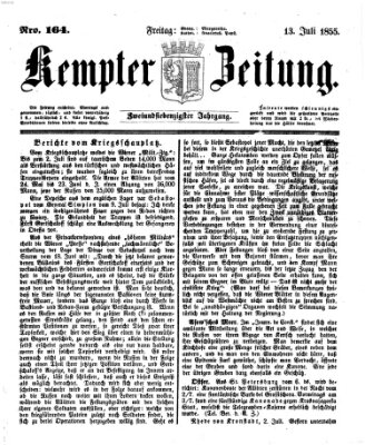 Kemptner Zeitung Freitag 13. Juli 1855