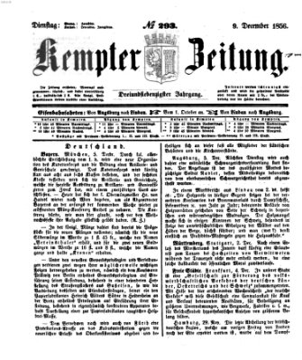 Kemptner Zeitung Dienstag 9. Dezember 1856