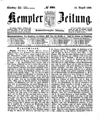 Kemptner Zeitung Samstag 13. August 1859