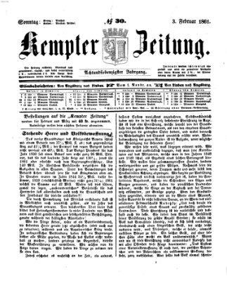 Kemptner Zeitung Sonntag 3. Februar 1861