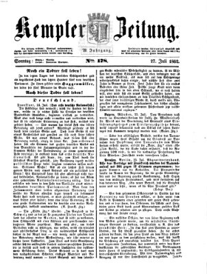Kemptner Zeitung Sonntag 27. Juli 1862