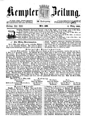 Kemptner Zeitung Freitag 6. März 1863