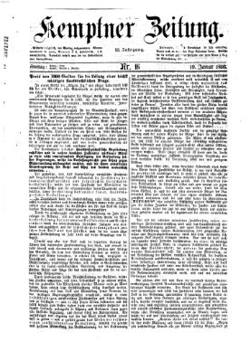 Kemptner Zeitung Freitag 19. Januar 1866