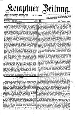 Kemptner Zeitung Samstag 19. Januar 1867