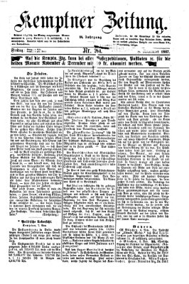 Kemptner Zeitung Freitag 8. November 1867