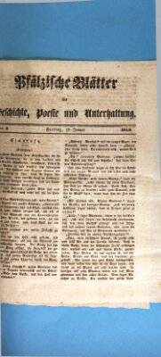 Wochenblatt für den Königlich-Bayerischen Gerichtsbezirk Zweibrücken (Zweibrücker Wochenblatt) Freitag 19. Januar 1849