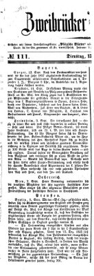 Zweibrücker Wochenblatt Dienstag 15. September 1857