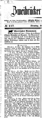 Zweibrücker Wochenblatt Dienstag 29. September 1857