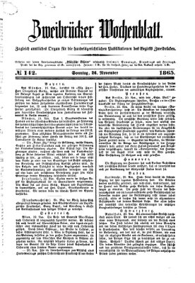 Zweibrücker Wochenblatt