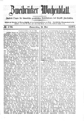 Zweibrücker Wochenblatt Donnerstag 19. Mai 1870