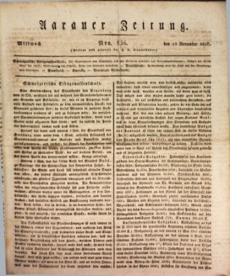 Aarauer Zeitung Donnerstag 13. November 1817
