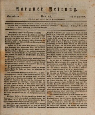 Aarauer Zeitung Samstag 23. Mai 1818