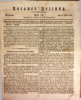 Aarauer Zeitung Mittwoch 24. Juni 1818