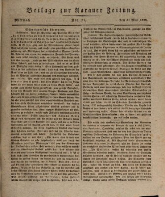 Aarauer Zeitung Mittwoch 31. Mai 1820