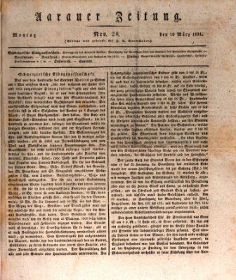 Aarauer Zeitung Montag 5. März 1821