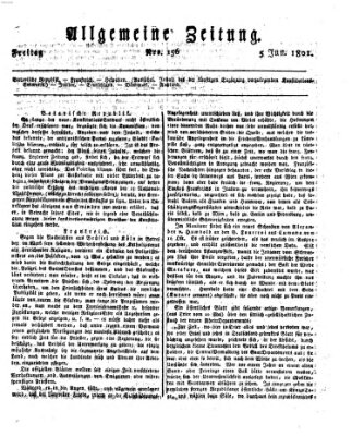 Allgemeine Zeitung Freitag 5. Juni 1801