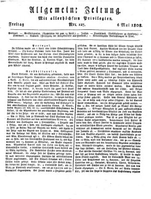 Allgemeine Zeitung Freitag 6. Mai 1808