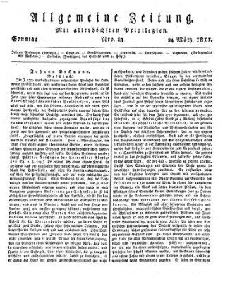 Allgemeine Zeitung Sonntag 24. März 1811