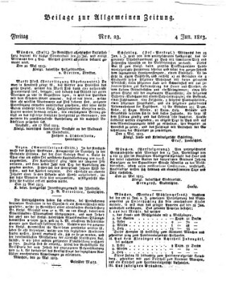 Allgemeine Zeitung Freitag 4. Juni 1813
